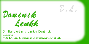 dominik lenkh business card